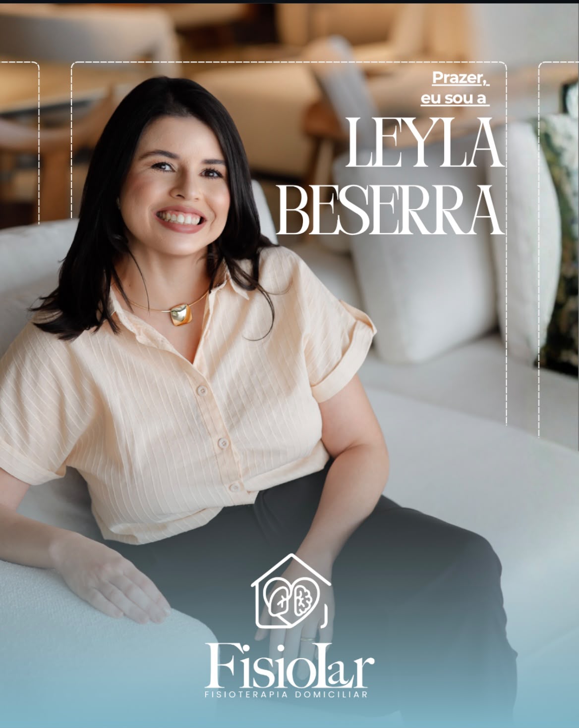 Leyla Beserra, fisioterapeuta e fundadora da Fisiolar
